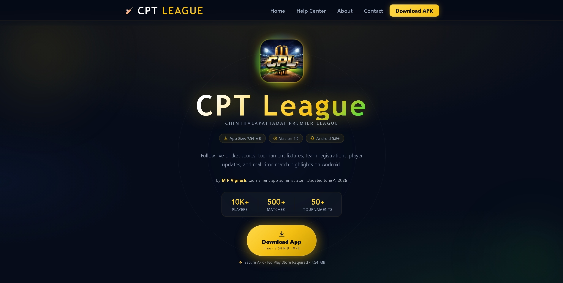 CPL Cricket App